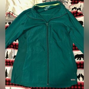 Hunter Green Scrub Jacket